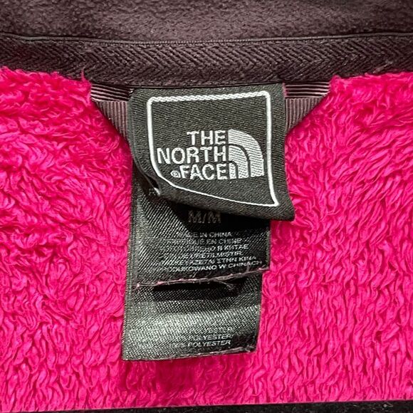 THE NORTH FACE Women's Jacket Coat Outerwear Fleece Full Zip Pink Medium - Picture 7 of 10